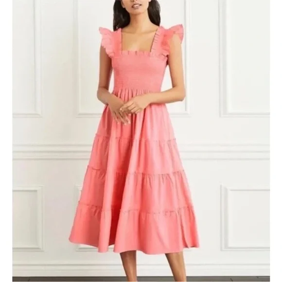 Hill House Ellie Nap Dress - Coral. XS. NWOT. - Picture 2 of 11